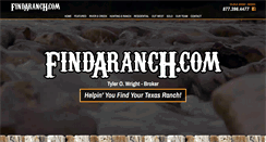 Desktop Screenshot of findaranch.com